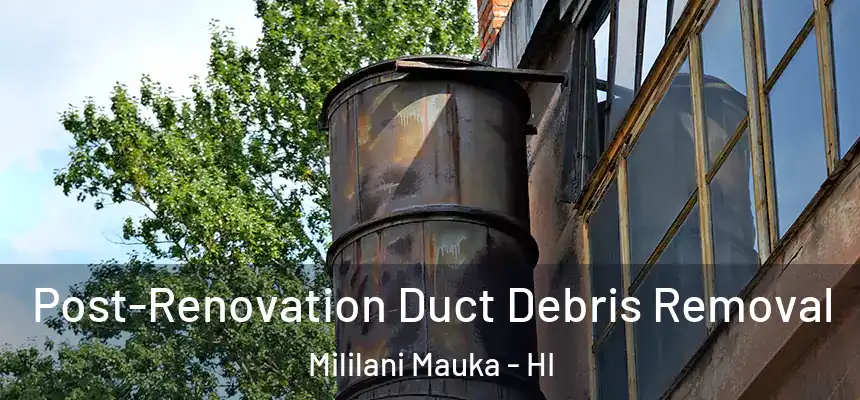  Post-Renovation Duct Debris Removal Mililani Mauka - HI
