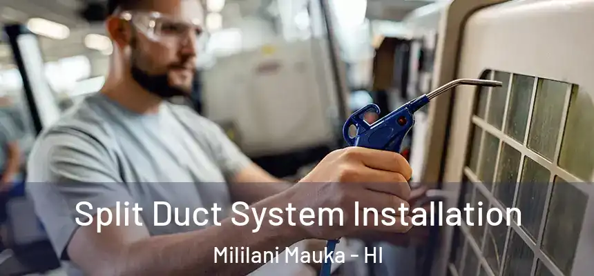 Split Duct System Installation Mililani Mauka - HI